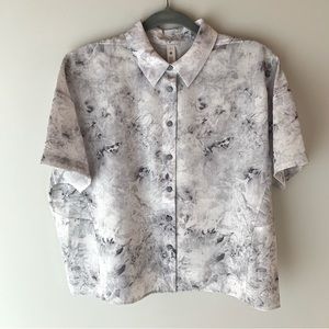 LULULEMON Women's Full Day Ahead Short Sleeve Shirt Aquila Rhino Gray 6